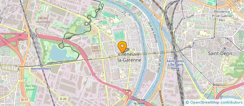 localisation de l'entreprise MONSIEUR ZOUMANA DOSSO  VILLENEUVE-LA-GARENNE