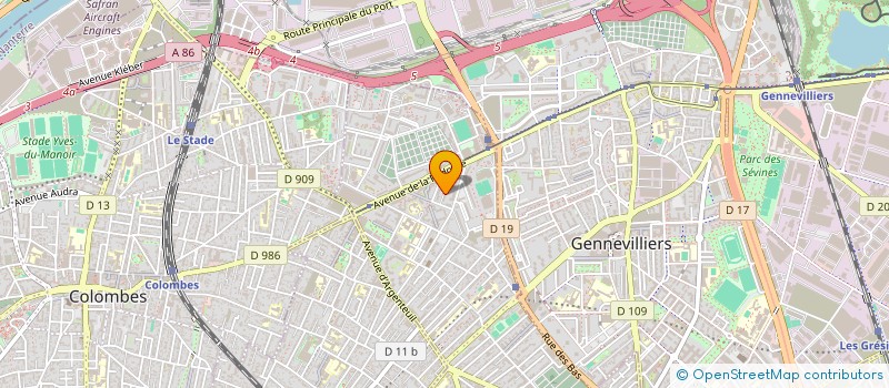 localisation de l'entreprise MONSIEUR ZOUMANA FALL-MOCK  ASNIERES-SUR-SEINE