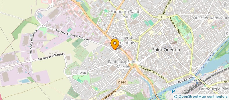 localisation de l'entreprise MONSIEUR ZOUMANA KONATE à SAINT-QUENTIN
