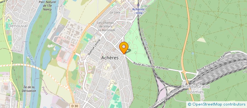 localisation de l'entreprise MONSIEUR ZOUMANA SANOH à ACHERES
