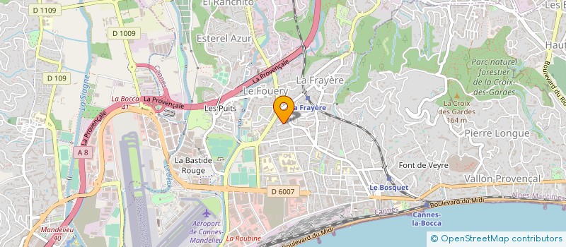 localisation de l'entreprise MONSIEUR ZOURAB TECIEV à CANNES
