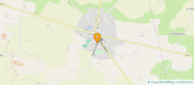 localisation de l'entreprise MONSIEUR ZSOLT SAMU  QUELAINES-SAINT-GAULT