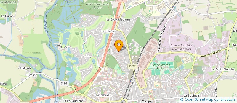 localisation de l'entreprise MONSIEUR ZSOLT SZABO  BRUZ