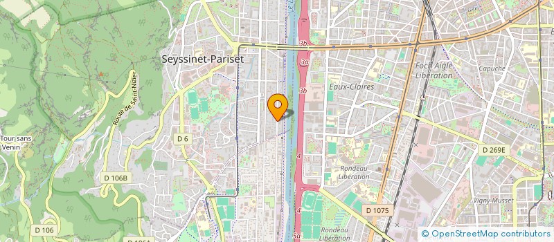 localisation de l'entreprise MONSIEUR ZUBAID QADERI  SEYSSINET-PARISET