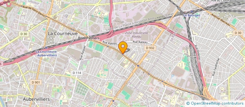 localisation de l'entreprise MONSIEUR ZUBAIR HASSAN à LA COURNEUVE