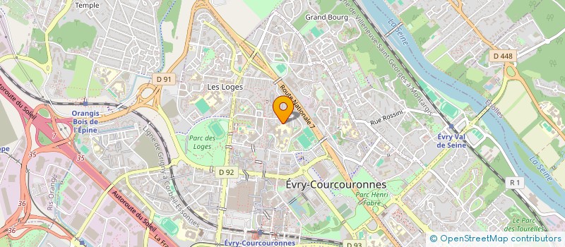 localisation de l'entreprise MONSIEUR ZUBAIR MATLOOB  EVRY-COURCOURONNES