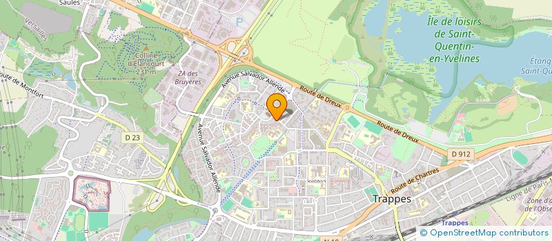 localisation de l'entreprise MONSIEUR ZUBAIR MIR MIR  TRAPPES