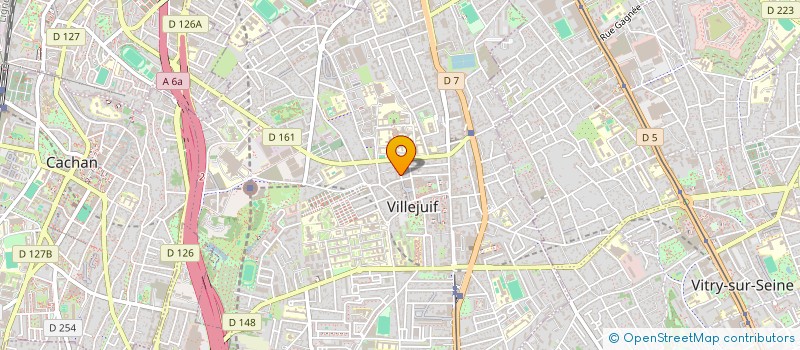 localisation de l'entreprise MONSIEUR ZUBAIR SAIDI  VILLEJUIF