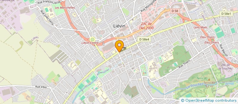 localisation de l'entreprise MONSIEUR ZUBEIR PIR MOHAMMAD  LIEVIN