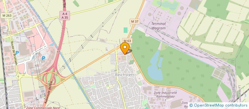 localisation de l'entreprise MONSIEUR ZUBEYIR GUVEN  REICHSTETT