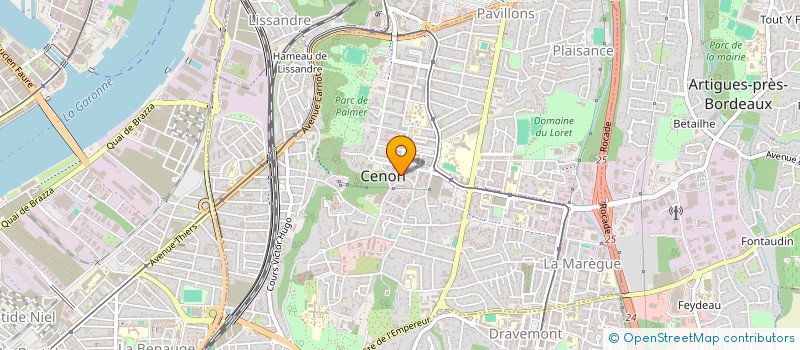 localisation de l'entreprise MONSIEUR ZUBEYIR-TALHA KARA  CENON