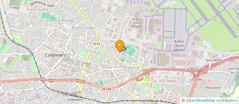 localisation de l'entreprise MONSIEUR ZUBIR NOORI à COLOMIERS