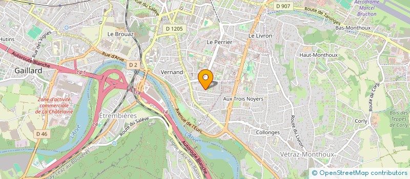 localisation de l'entreprise MONSIEUR ZULFIKAR CALISKAN à ANNEMASSE