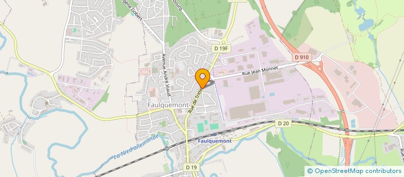 localisation de l'entreprise MONSIEUR ZULFU OZKOK à FAULQUEMONT