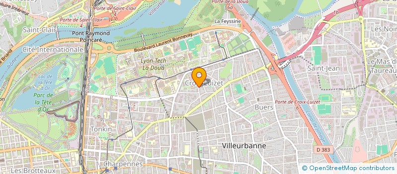 localisation de l'entreprise MONSIEUR ZURAB TSIKLAURI  VILLEURBANNE