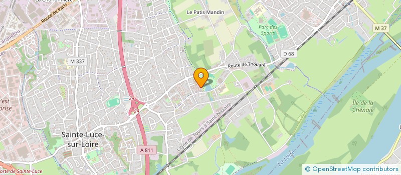 localisation de l'entreprise MONSIEUR ZURABI GOGINASHVILI  SAINTE-LUCE-SUR-LOIRE