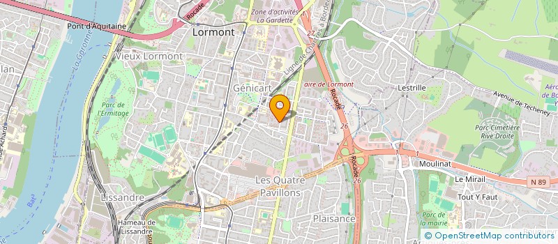 localisation de l'entreprise MONSIEUR ZURABI TSKHOVREBASHVILI  LORMONT