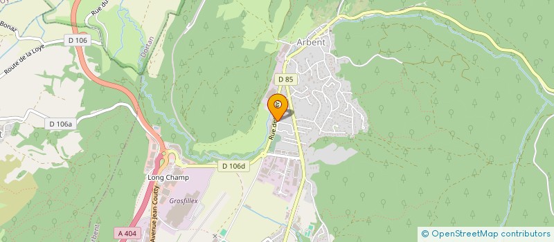 localisation de l'entreprise MONSIEUR ZURRUYE ACIKGOZ à ARBENT
