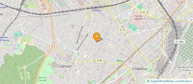 localisation de l'entreprise MONSIEUR ZWY MILSHTEIN à CLAMART