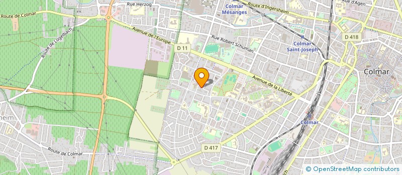 localisation de l'entreprise MONSIEUR ZYED BEJAOUI  COLMAR