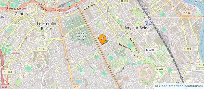 localisation de l'entreprise MONSIEUR ZYED JEMEM  IVRY-SUR-SEINE