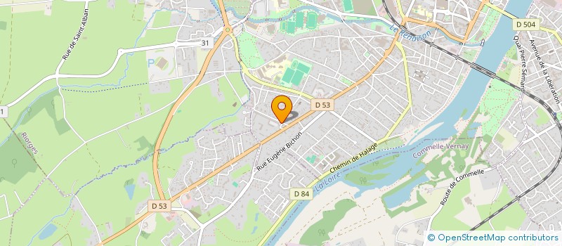 localisation de l'entreprise MONSIEUR ZYLFI ALIA  ROANNE