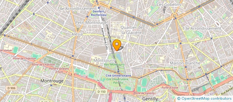 localisation de l'entreprise MONSOURIS PATRIMOINE  PARIS