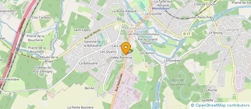 localisation de l'entreprise MONSPORT  MONTBAZON