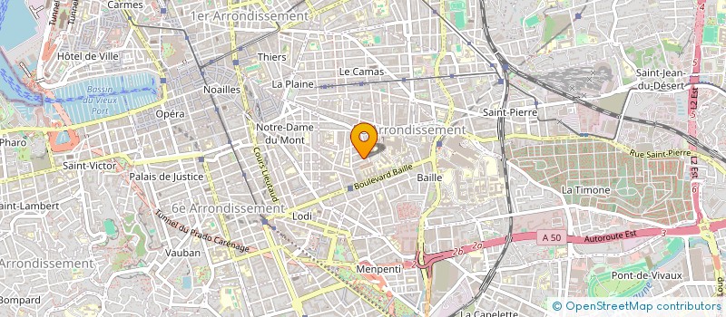 localisation de l'entreprise MONSTER COMPANY 58 à MARSEILLE