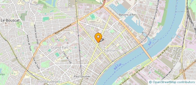 localisation de l'entreprise MONSTERLEET DIFFUSION SA à BORDEAUX