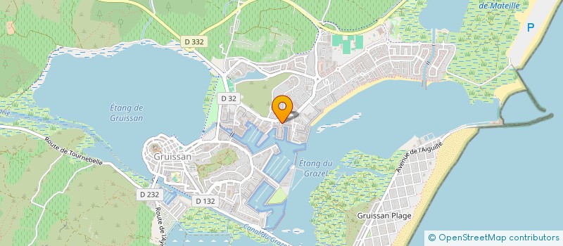 localisation de l'entreprise MONSTERLEET DIFFUSION VITI VINICOLE  GRUISSAN