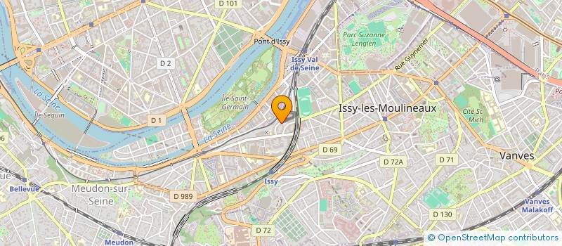 localisation de l'entreprise MONSTR3R LAB à ISSY-LES-MOULINEAUX