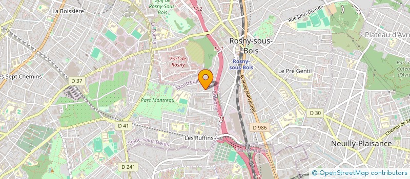 localisation de l'entreprise MONSTREUIL CITY ROCKERZ à MONTREUIL