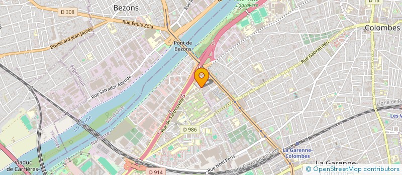 localisation de l'entreprise MONSTRO HOLDING  COLOMBES