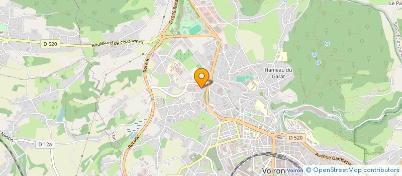 localisation de l'entreprise MONSTRUM LUDOS  VOIRON