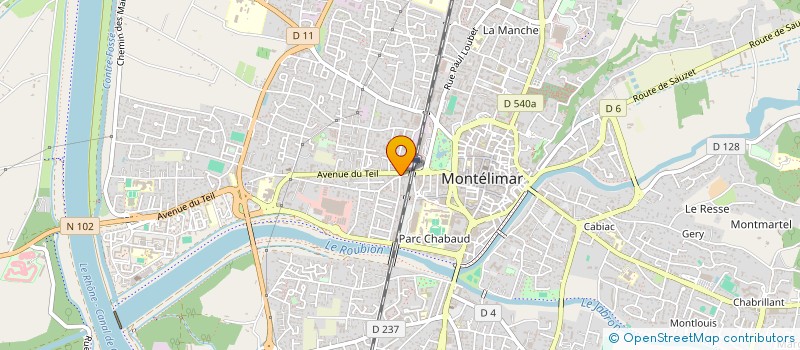 localisation de l'entreprise MONT'ALIM 26  MONTELIMAR