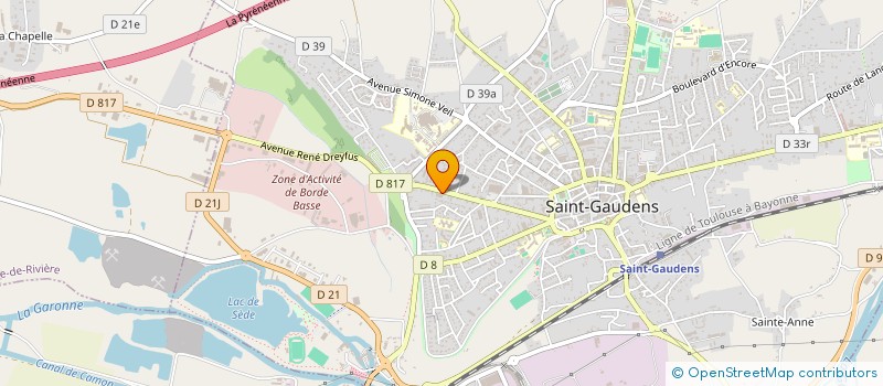 localisation de l'entreprise MONT'ASSUR à SAINT-GAUDENS