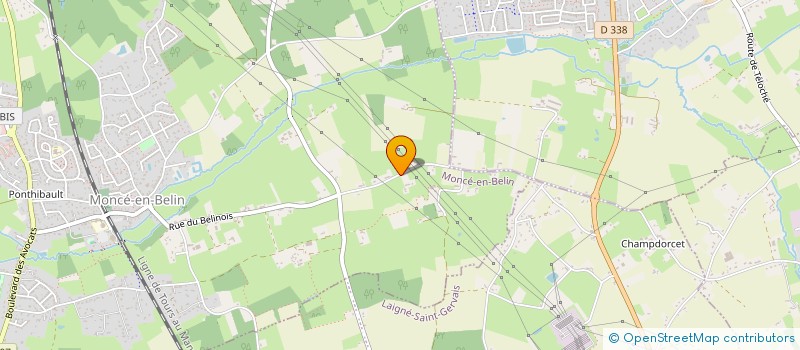 localisation de l'entreprise MONT'AVENIR  MONCE-EN-BELIN