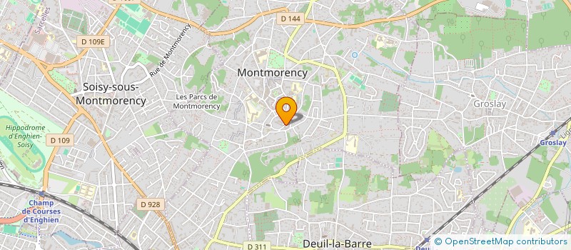 localisation de l'entreprise MONT'AVENIR  MONTMORENCY