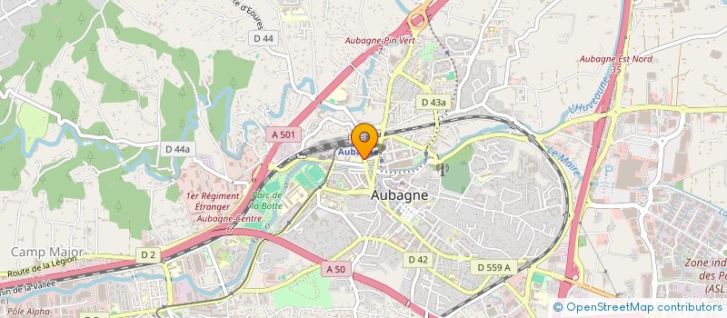 localisation de l'entreprise MONT BARBIER à AUBAGNE