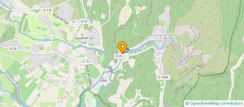 localisation de l'entreprise MONT BLANC  FONTAINE-DE-VAUCLUSE