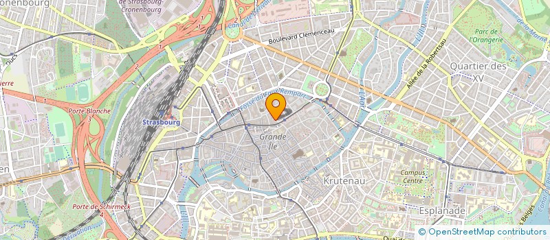 localisation de l'entreprise MONT BLANC à STRASBOURG