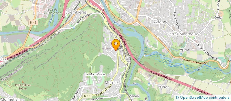 localisation de l'entreprise MONT-BLANC  MONNETIER-MORNEX