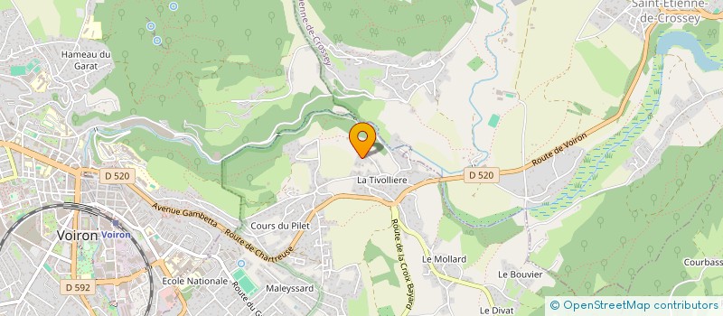 localisation de l'entreprise MONT-BLANC  COUBLEVIE