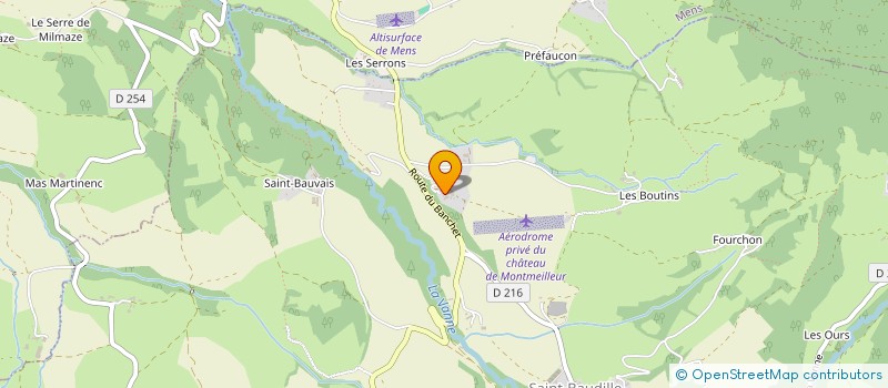 localisation de l'entreprise MONT BLANC AIR COMPANY  SAINT-BAUDILLE-ET-PIPET