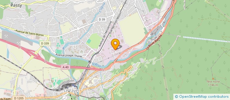 localisation de l'entreprise MONT BLANC BARBELL CLUB  PASSY