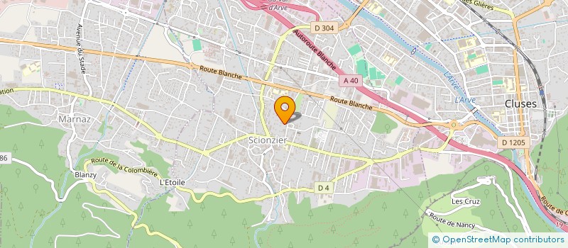 localisation de l'entreprise MONT BLANC CONSTRUCTION 74  SCIONZIER