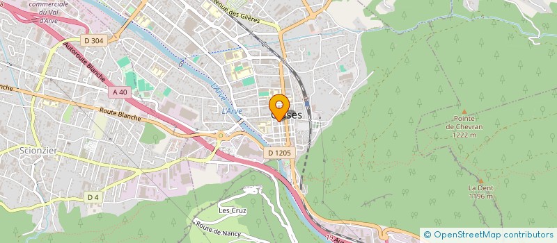 localisation de l'entreprise MONT BLANC EMPLOI à CLUSES
