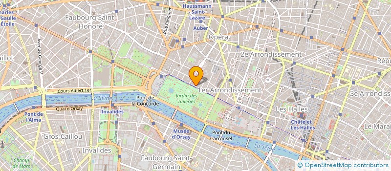 localisation de l'entreprise MONT BLANC ET CHOCOLAT à PARIS