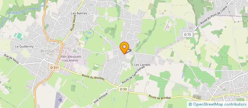 localisation de l'entreprise MONT-BLANC EVASION  BRINDAS